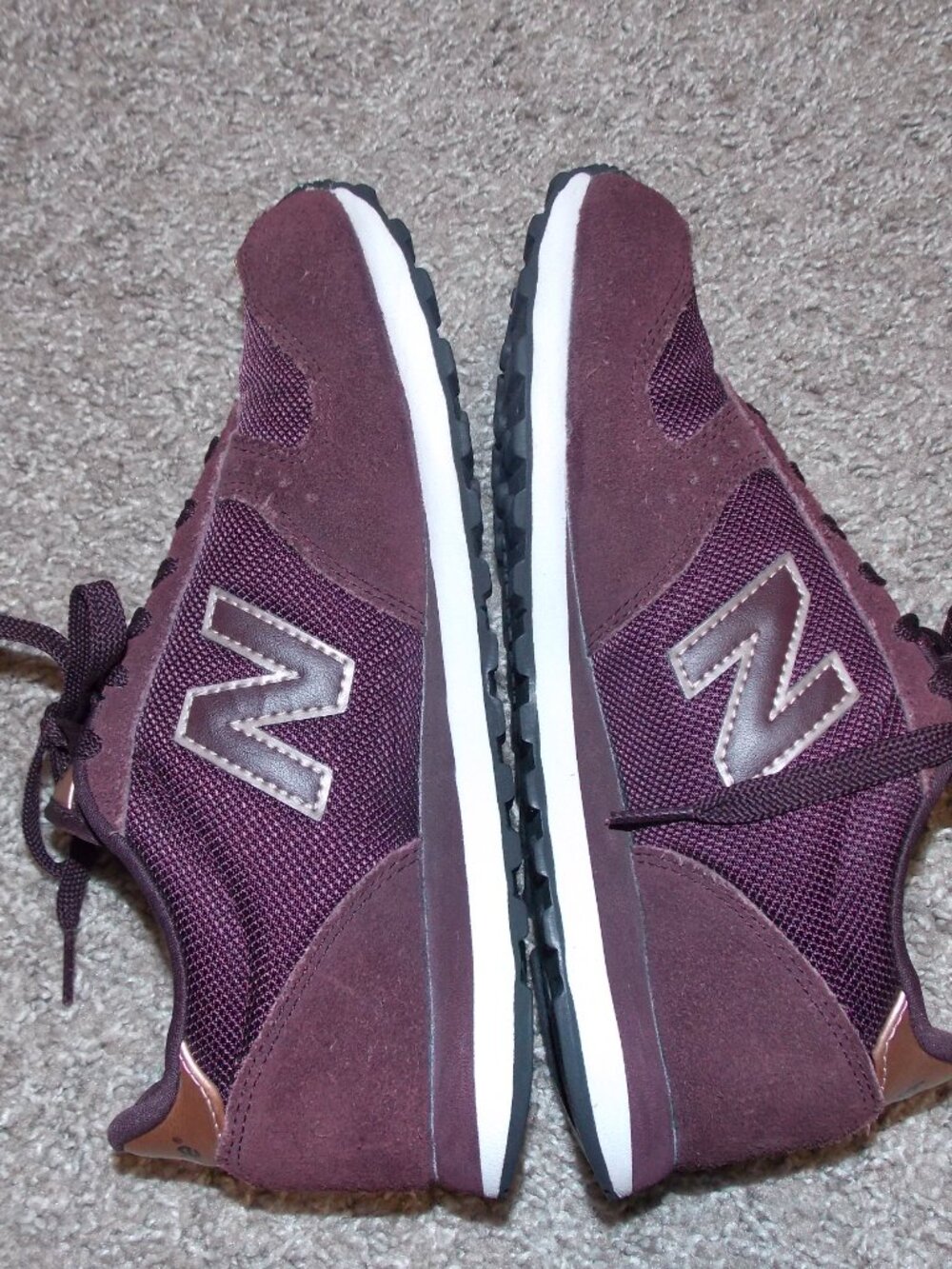 New Balance 311 Burgundy Rose Gold Size 7.5 - Picture 4 of 9